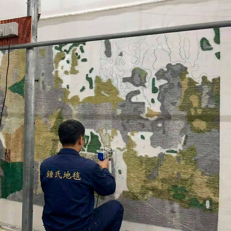 手工枪刺地毯